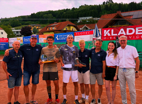 v.l.n.r.: Werner Unterweger (ASV St. Margareten) Christian Koinig (Kassier ASV St. Margareten) Thomas Statzberger (Sieger Einzel) Florian Doleys (Finalist Einzel) Tobias Unterweger (ASV St. Margareten) Mag. Manfred Nössler (Obmann ASV St. Margareten) Mag. Dr. Elisabeth Puaschitz (ASVÖ Kärnten/KTV) Karl Heinz Smole (Gemeinderat Wolfsberg)