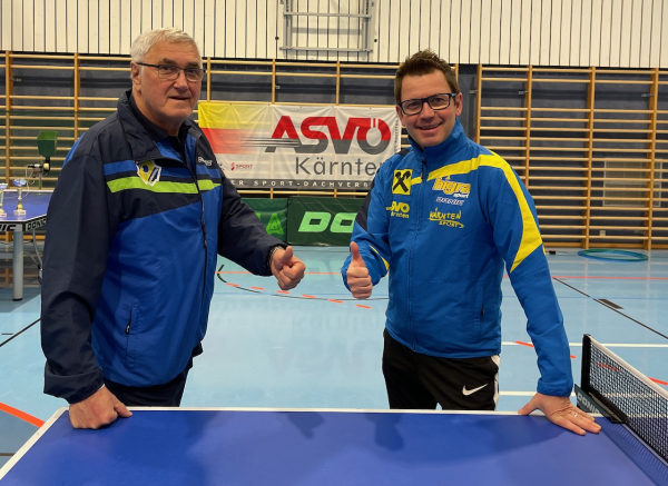 v.l.n.r. Organisator und Landesfachwart Josef Matschitsch sen. mit Trainer Josef Matschitsch jun. // © Josef Matschitsch sen. KK