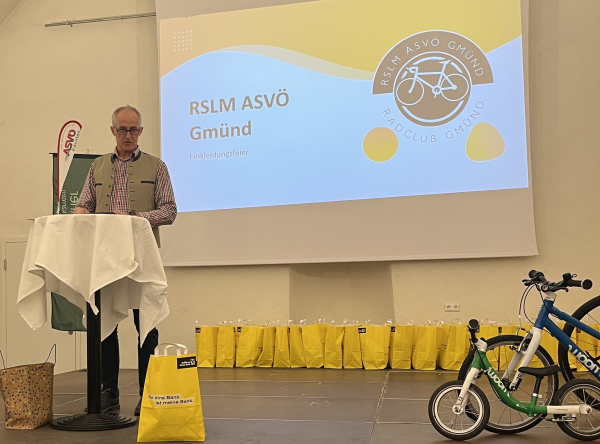 © ASVÖ Kärnten: Obmann des Radclub RSLM ASVÖ Gmünd Walter Stiegler