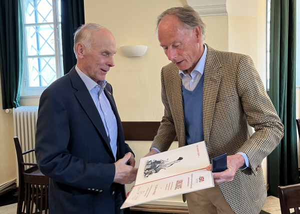 erster Landesschützenmeister Ing. Werner Probst und Präsident Mag. Dr. Christoph Schasché © Privat